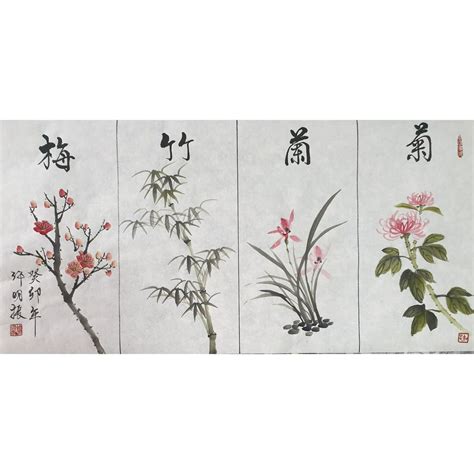 梅蘭菊竹春夏秋冬|花卉四君子——「梅蘭竹菊」，它們各自的意義你了解嗎？